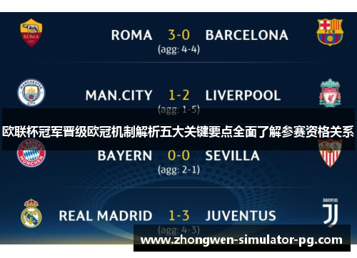 欧联杯冠军晋级欧冠机制解析五大关键要点全面了解参赛资格关系